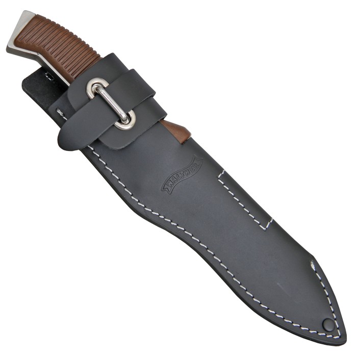 Walther P38 Messer Jagd- Outdoormesser inkl. Leder-Holster